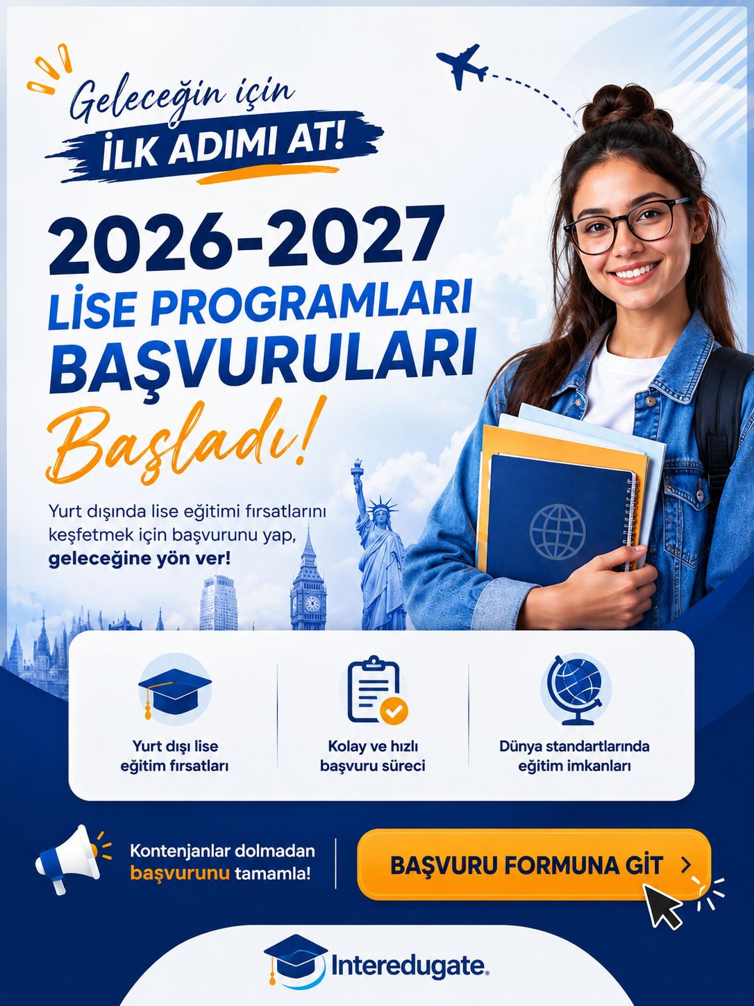 GELECEĞİN İÇİN İLK ADIMI AT!